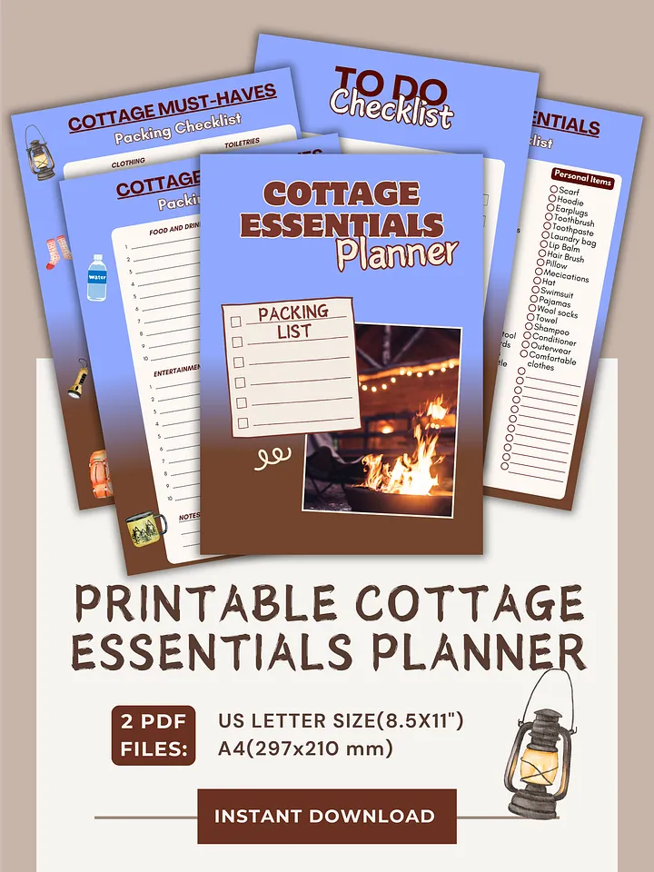 Printable Cottage Essentials Planner product image (1)