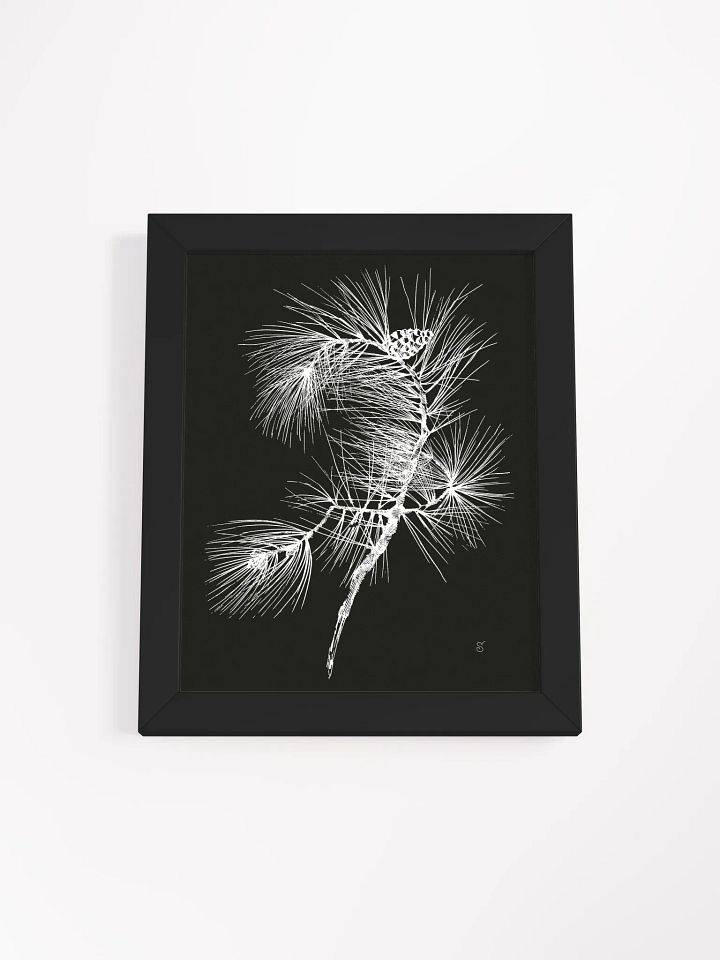 Botanical Elegance: Pine Branch Poster - Pine Branch Dark product image (7)