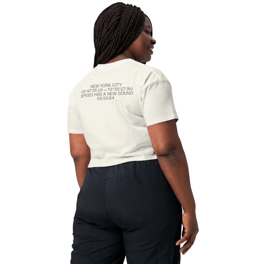 ATHLOS Crop Tee - Ecru product image (8)