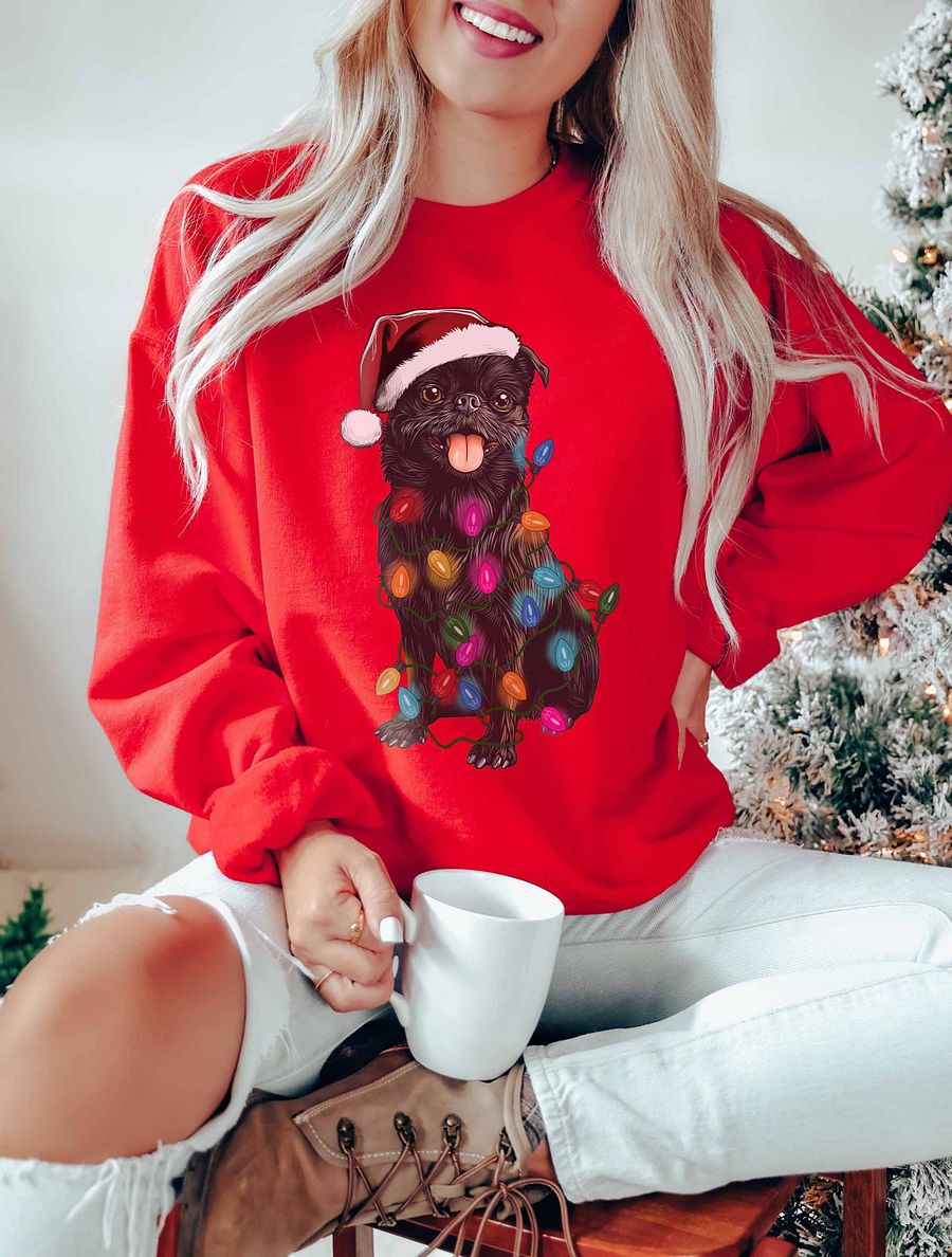 Funny Brussels Griffon(Black) Christmas Sweatshirt product image (20)