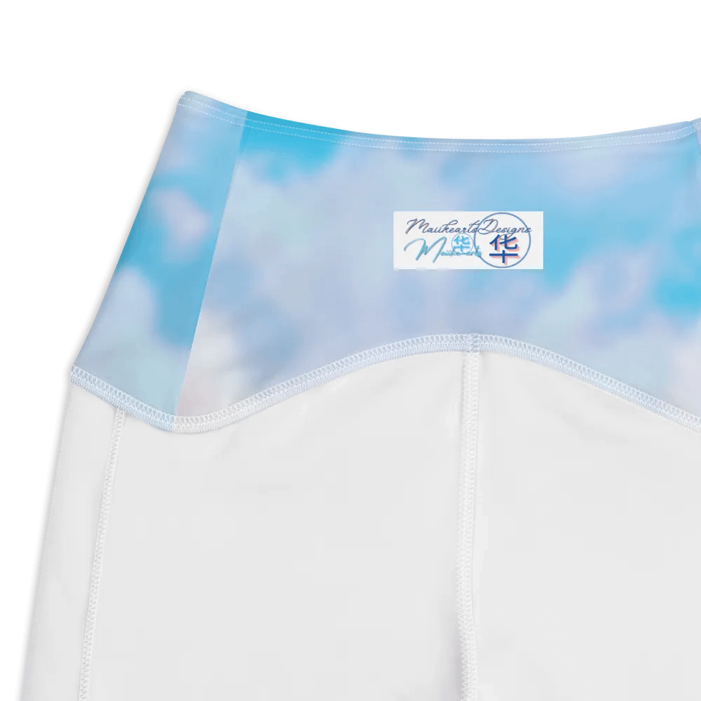 Blur cloud rainbow Design Leggings with Pocket - V6 product image (7)