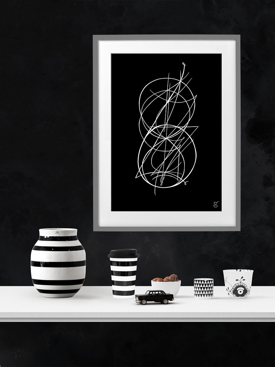 Vibrant Matte Poster Print - Abstract Image No. 9 product image (14)