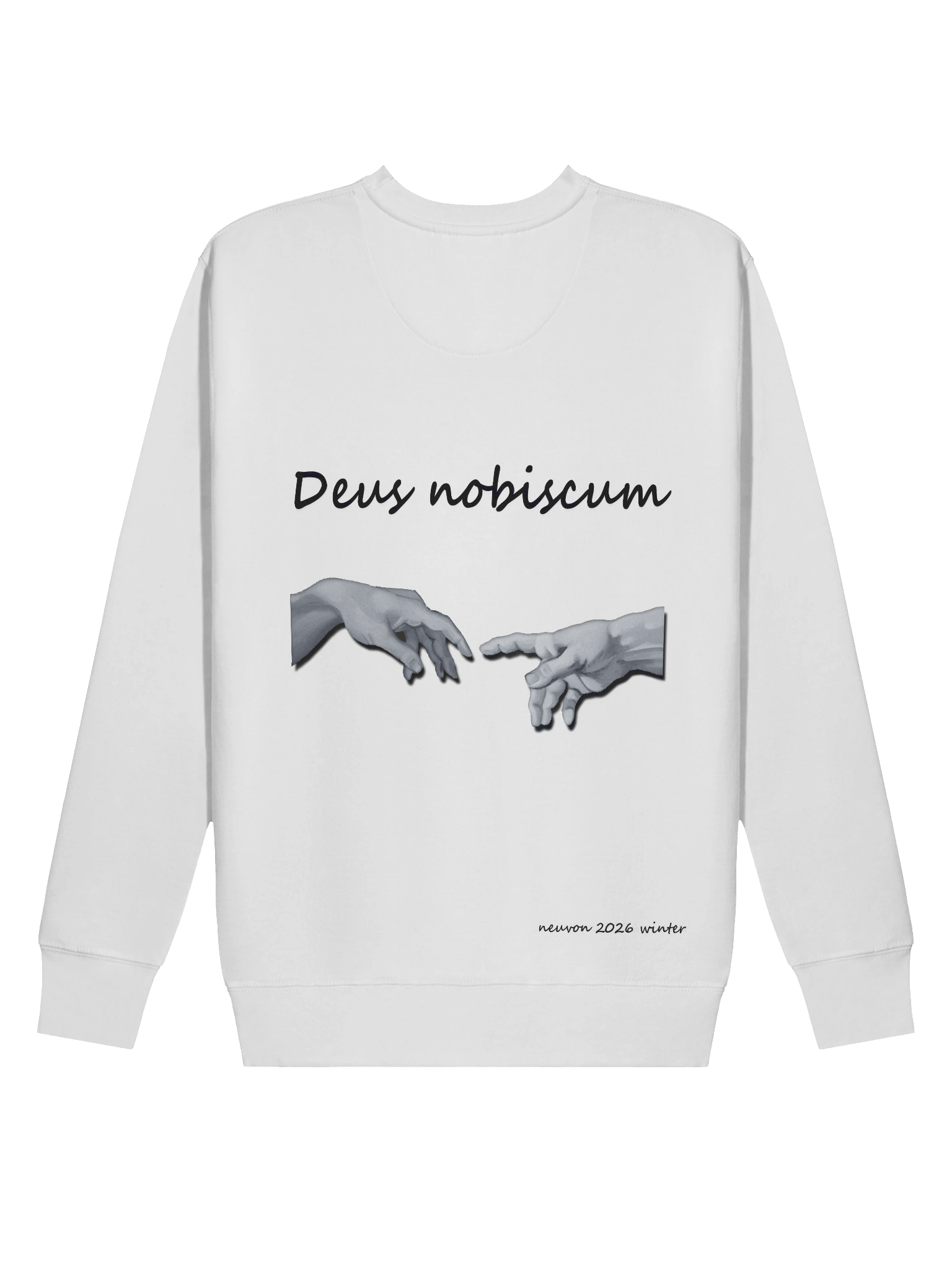 (W) Deus Nobiscum Premium Sweatshirt – Winter 2026 product image (5)
