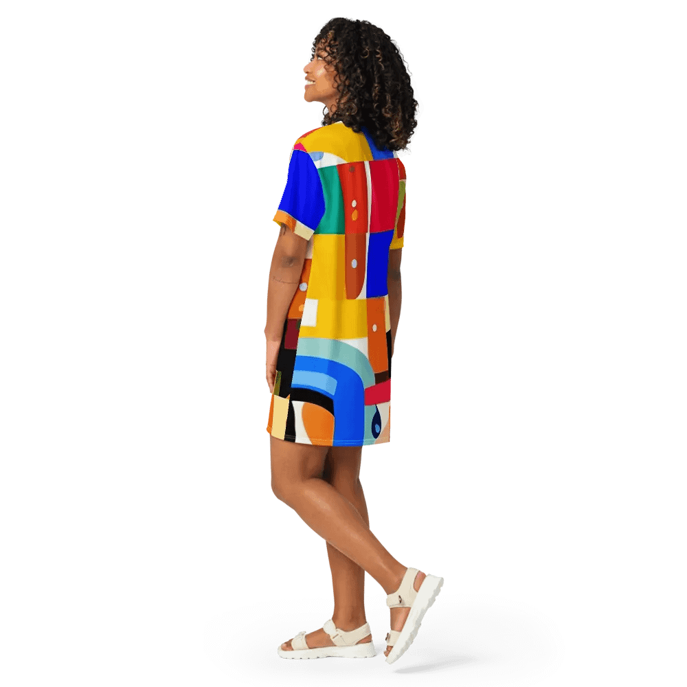 Mosaic Magic T Shirt Dress product image (11)