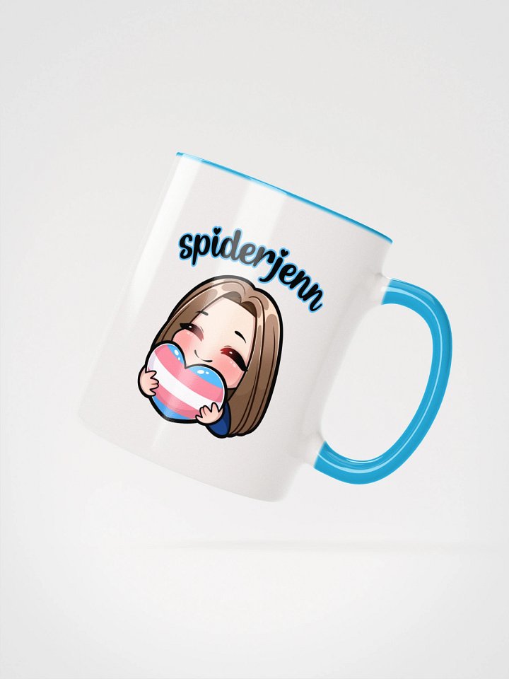SpiderJenn Trans Heart Mug product image (6)