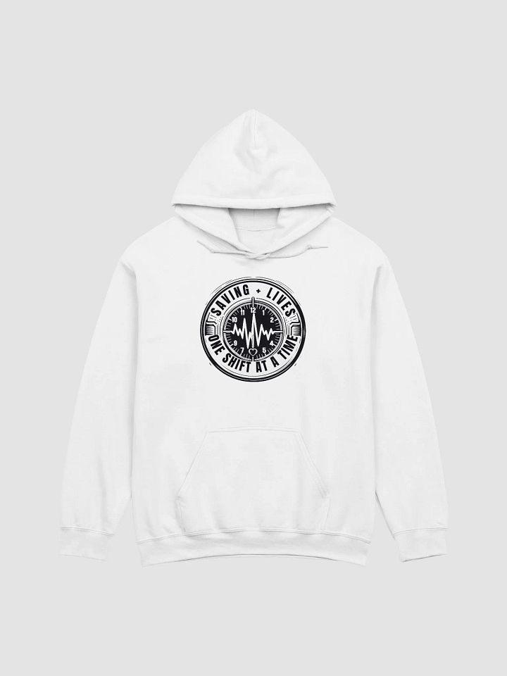 one shift at at a time, Heartbeat Hero Hoodie product image (5)