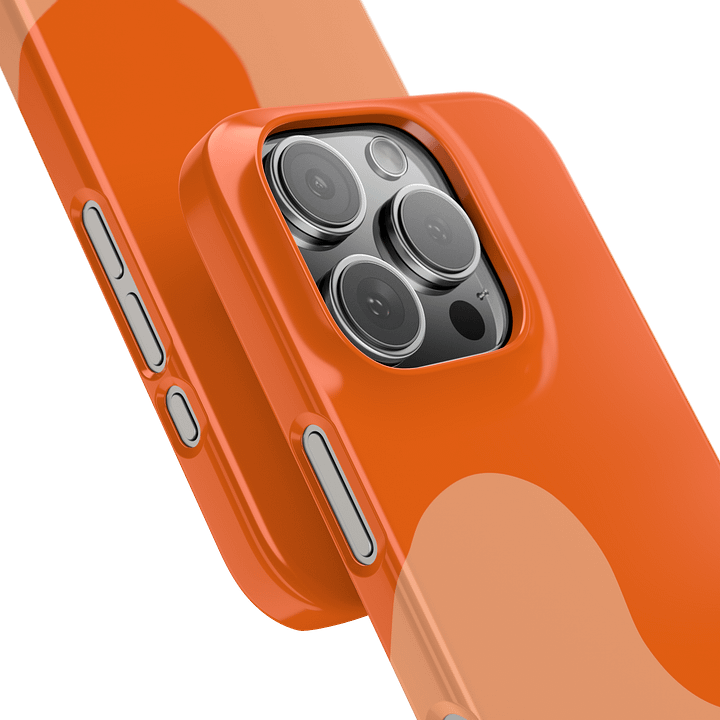 Orange Soda Minimal Wave iPhone Case product image (20)