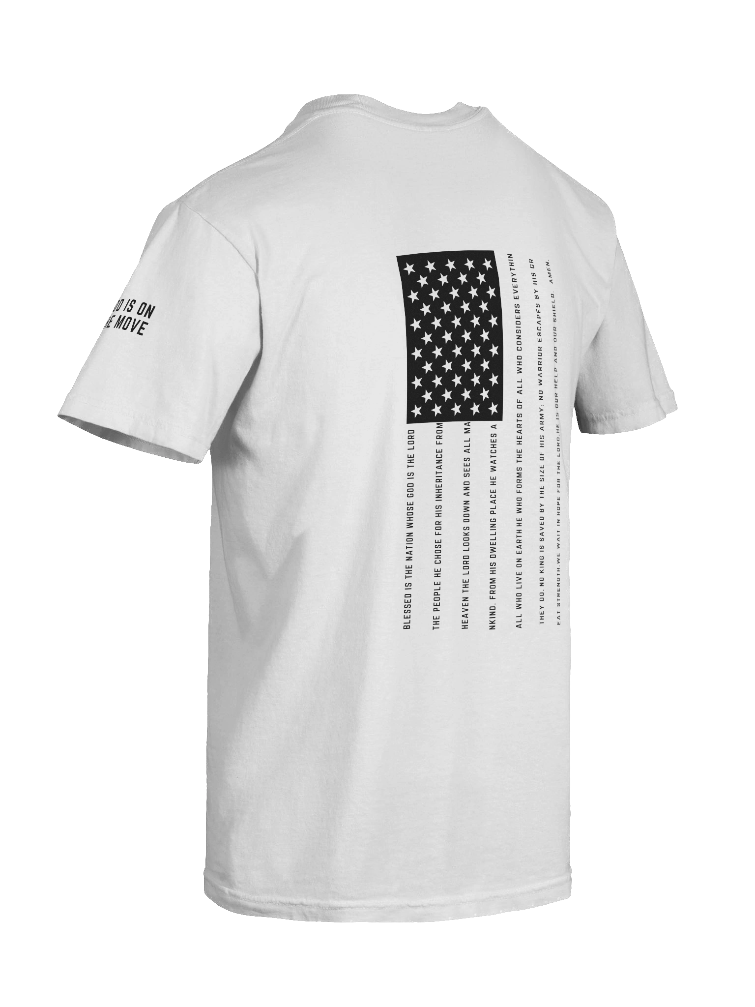 The Blessed America T-Shirt (Back and Side Design) product image (10)