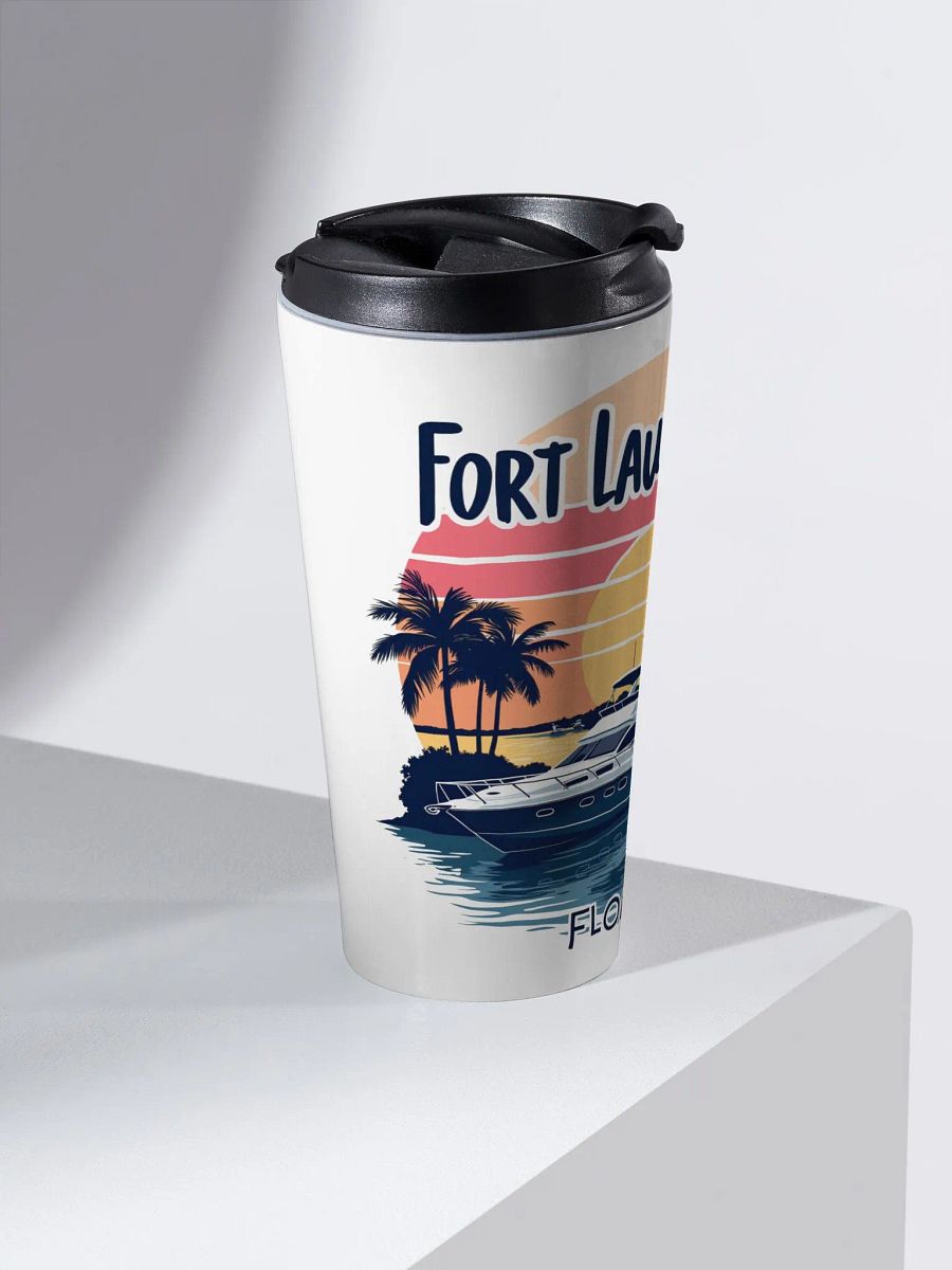 Fort Lauderdale Sunset Stainless Steel Travel Mug product image (2)