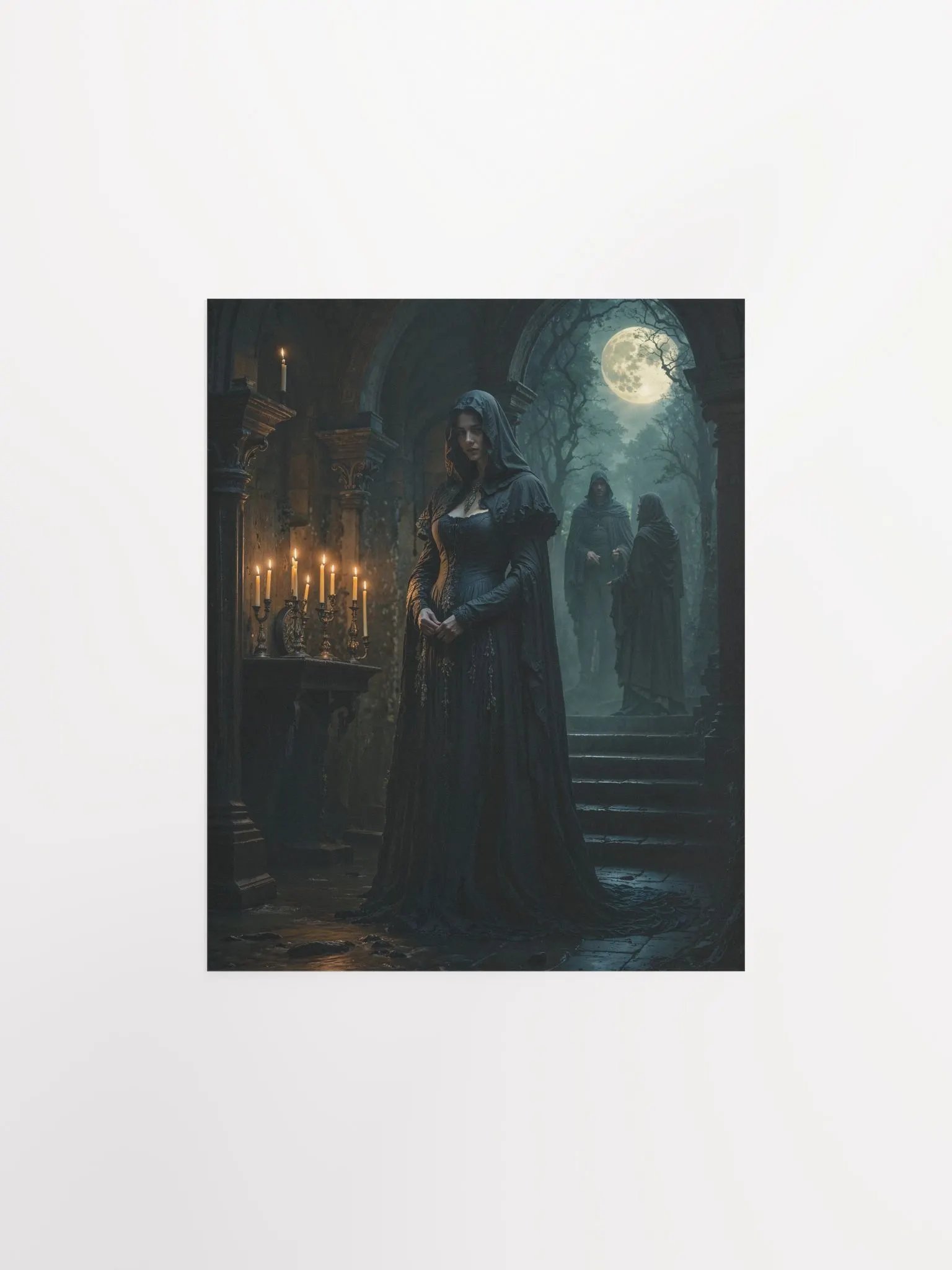 Gothic Moonlit Chamber Poster product image (5)