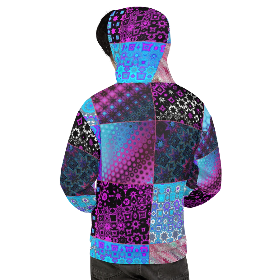 Abstract Patchwork Celebration Unisex Hoodie product image (3)
