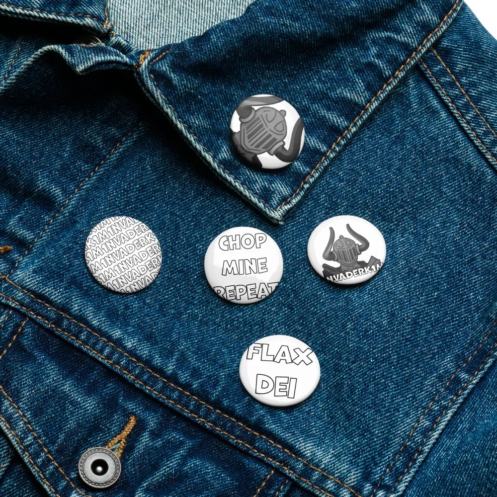 1NVADERK1M Assorted Pin Buttons Set product image (16)