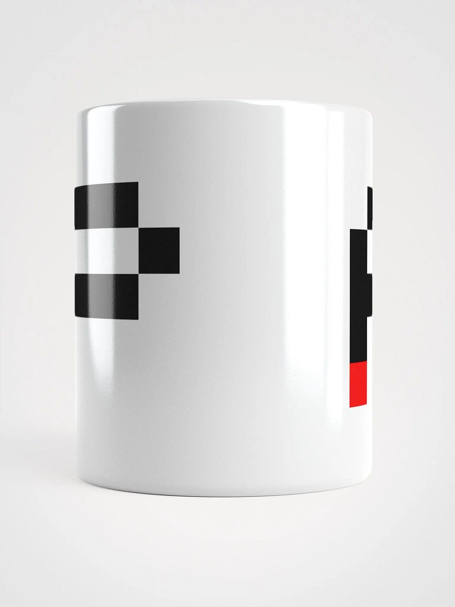 Pix Stitch 'P' White Glossy Mug product image (6)