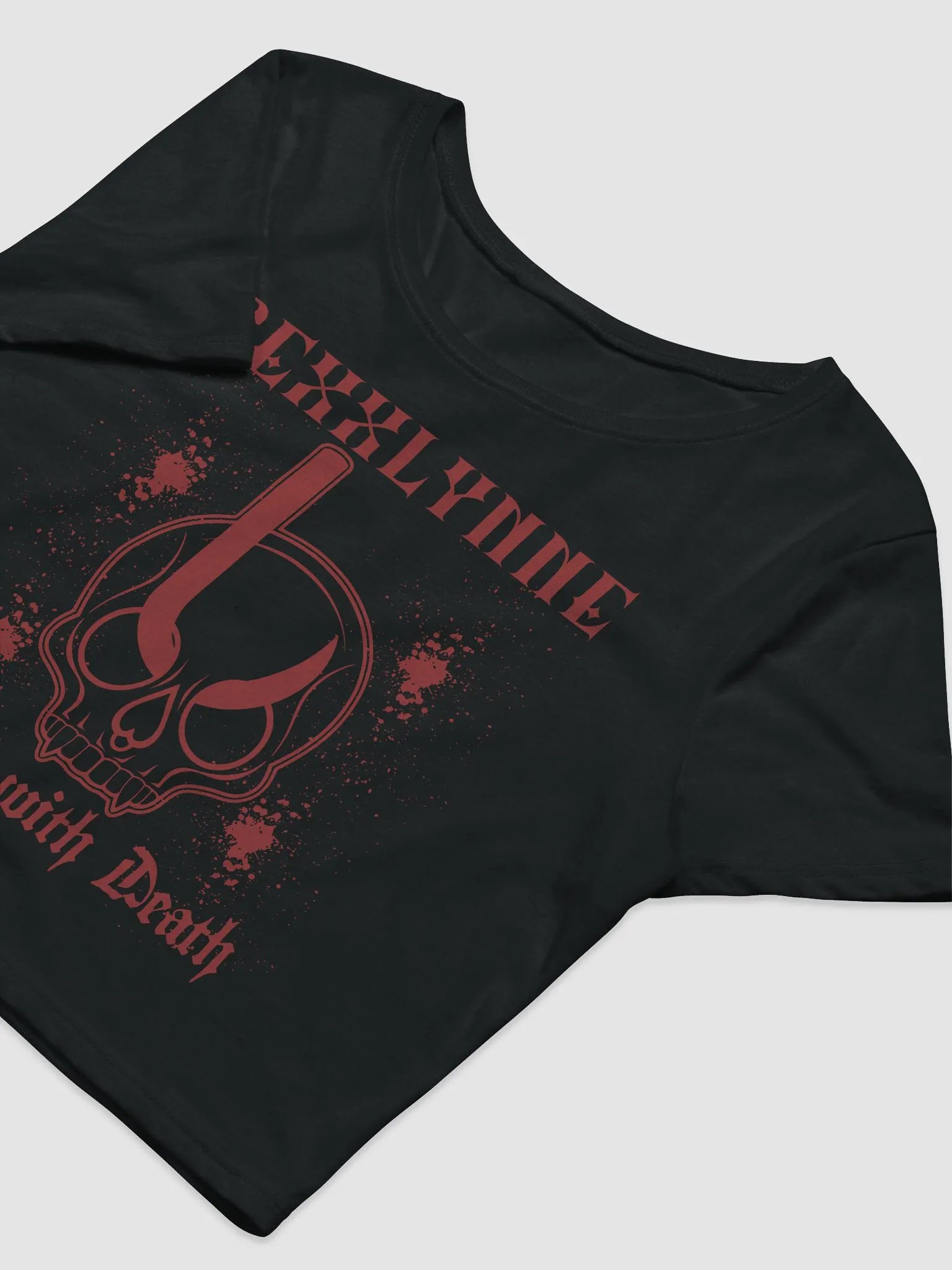 DANCE WITH DEATH CROPPED T-SHIRT product image (5)