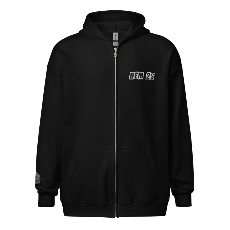 DEM 2s | 2025 ZIP | FRONT EMBROIDER | SKELE BACK