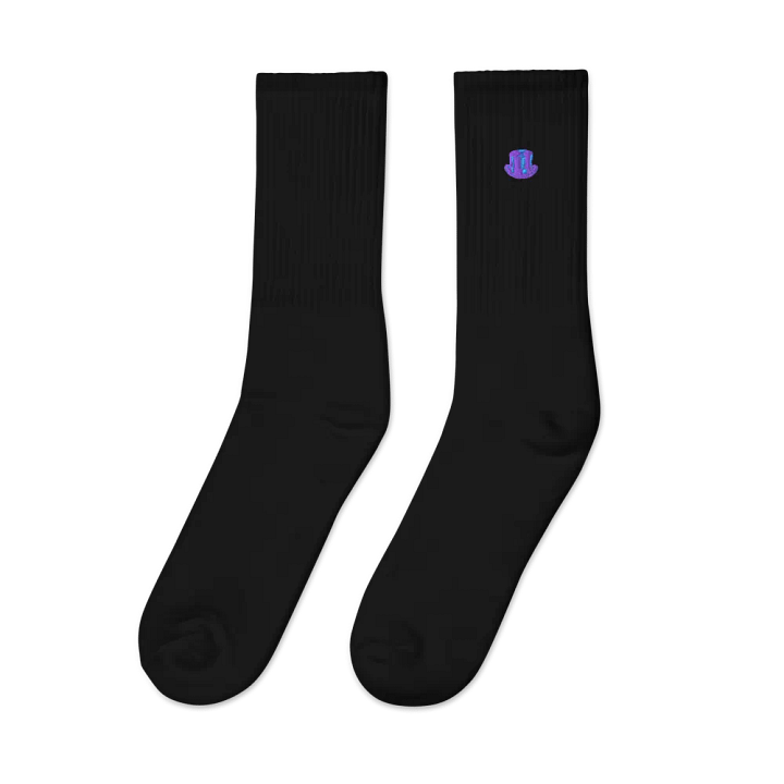 Pixelated Perfection Embroidered Socks product image (2)