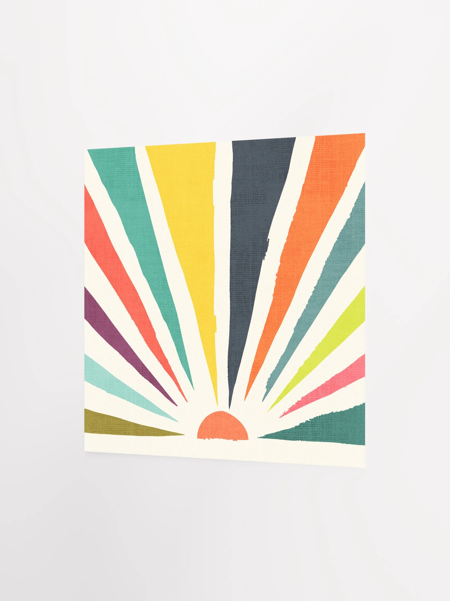 Rainbow sun art print product image (9)