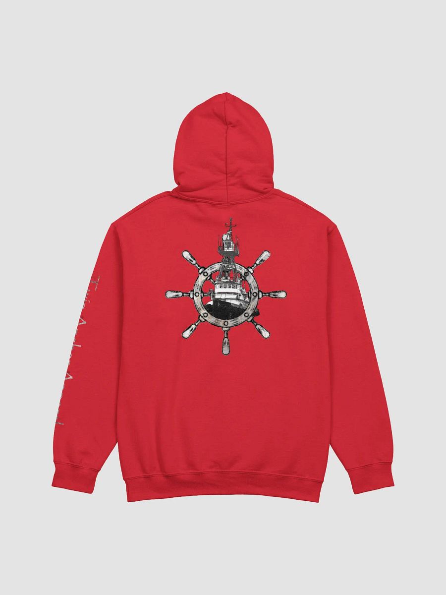 Ship Wheel & Tug CE Hoodie - sleeve Twin Anchor product image (2)