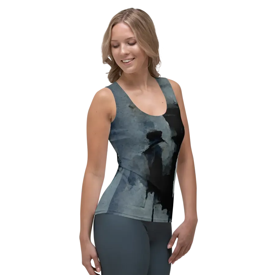 Ghostly Cityscape Women's Tank Top product image (4)