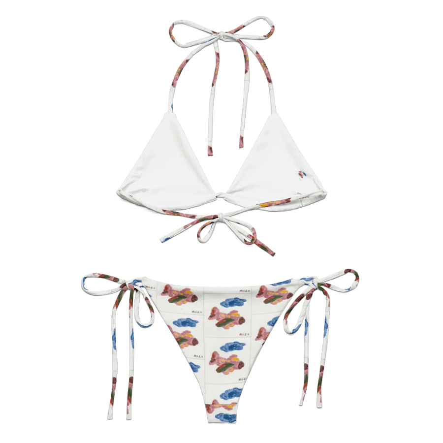 Kid Airplane (All-Over Print Recycled String Bikini) product image (4)