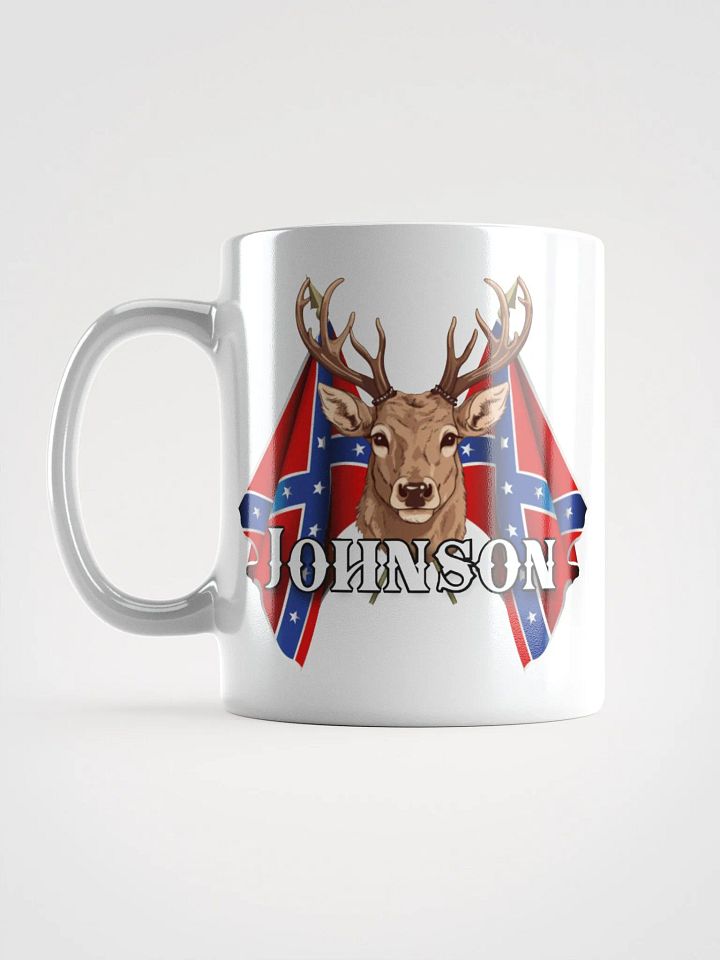 "Johnson" Rebel Redneck Deer - White Mug product image (2)