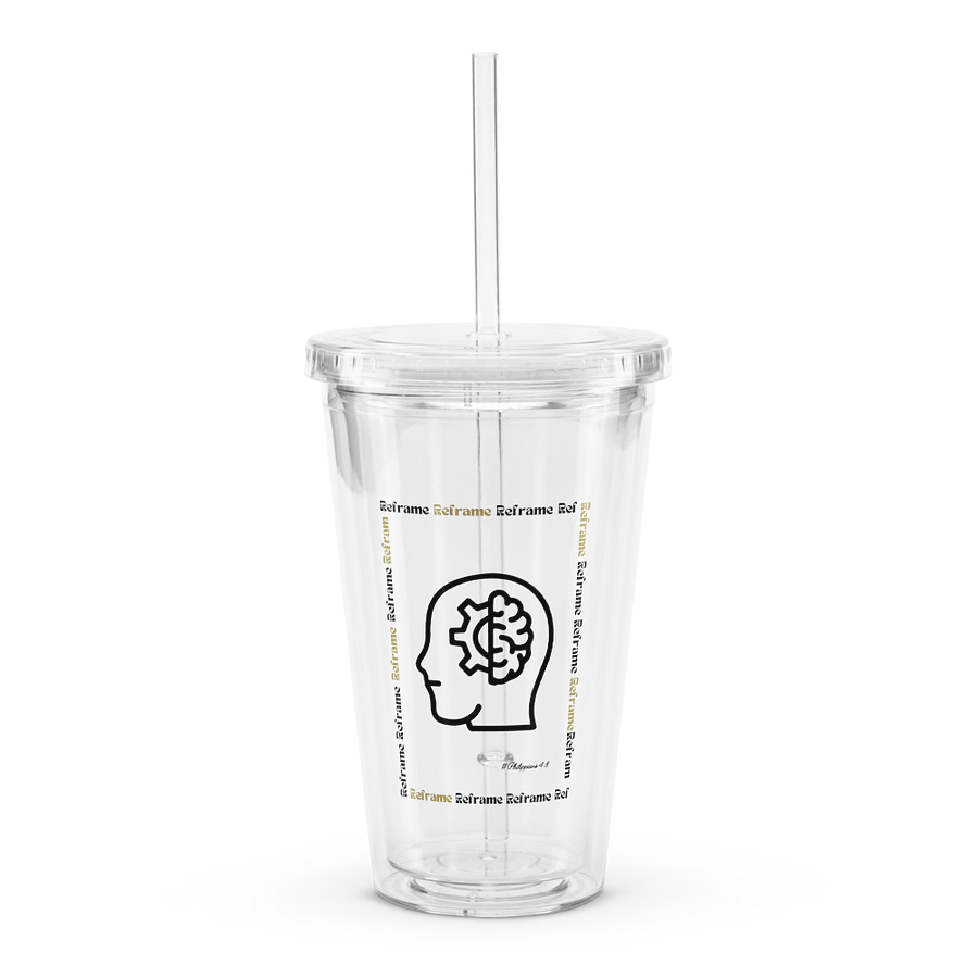 Reframe. Plastic Tumbler product image (1)