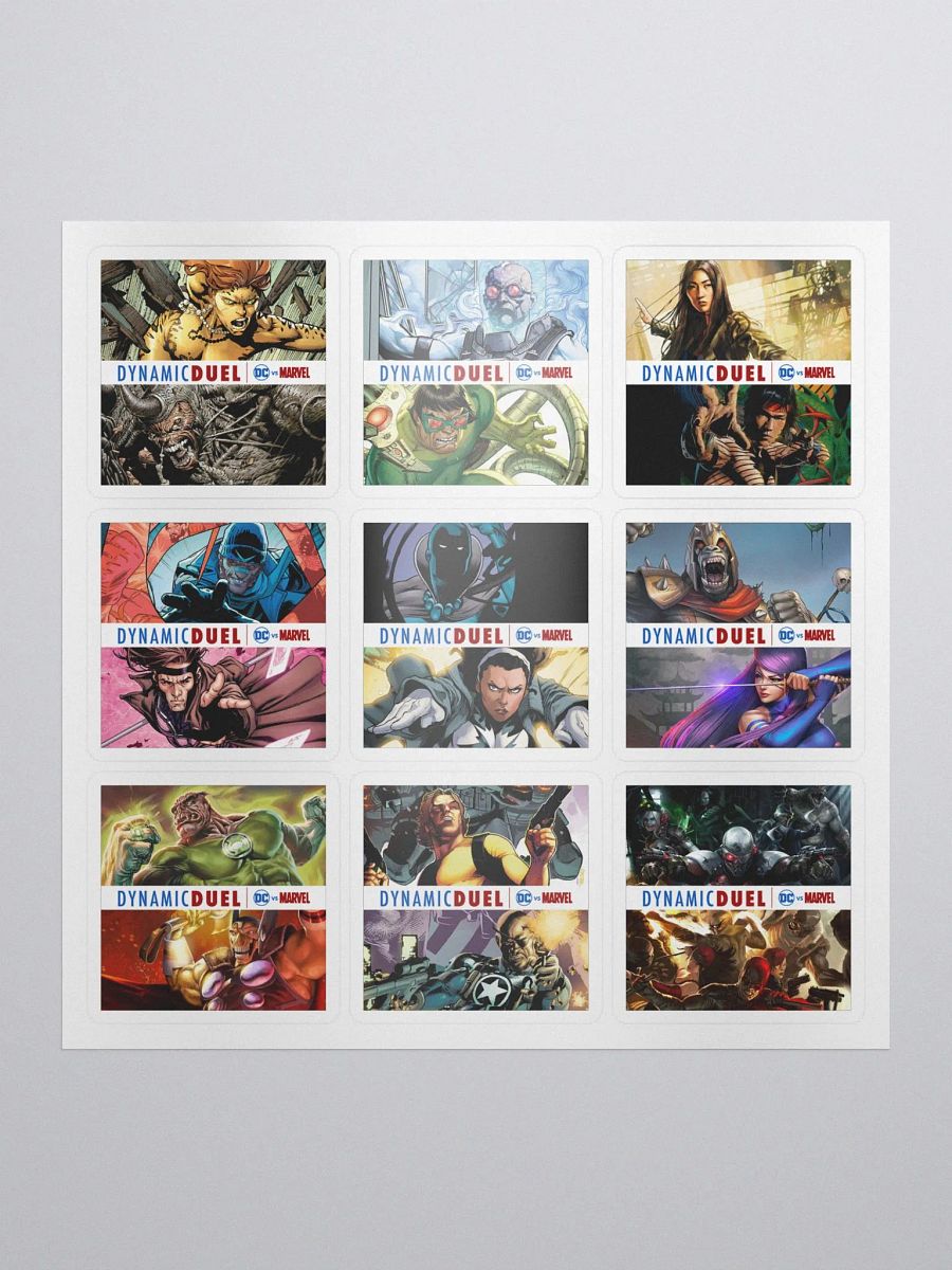 Dynamic Duel Episode Cover Stickers - Series 12 product image (1)