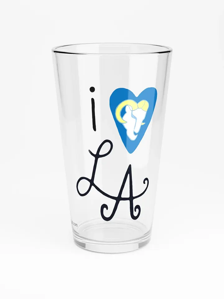i ❤️ LA Pint Glass ~ Rams Love product image (2)