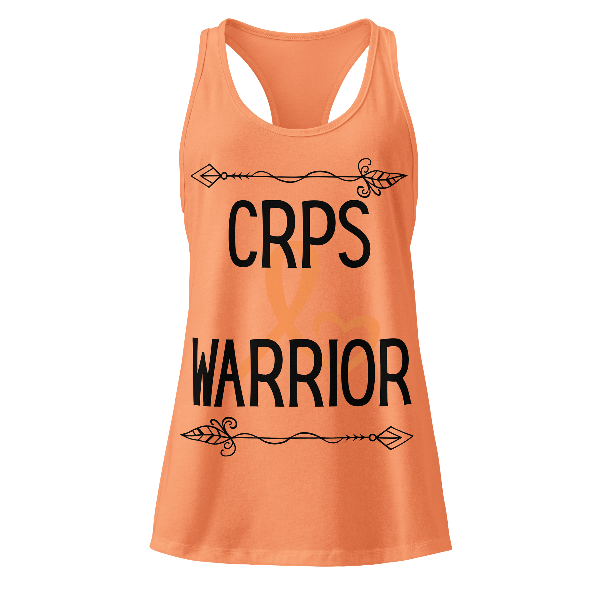 CRPS Warrior Racerback Tank top ORANGE EDITION product image (1)