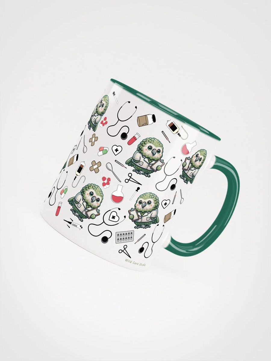 Cute Medical Coat Kakapo Ceramic Mug product image (19)