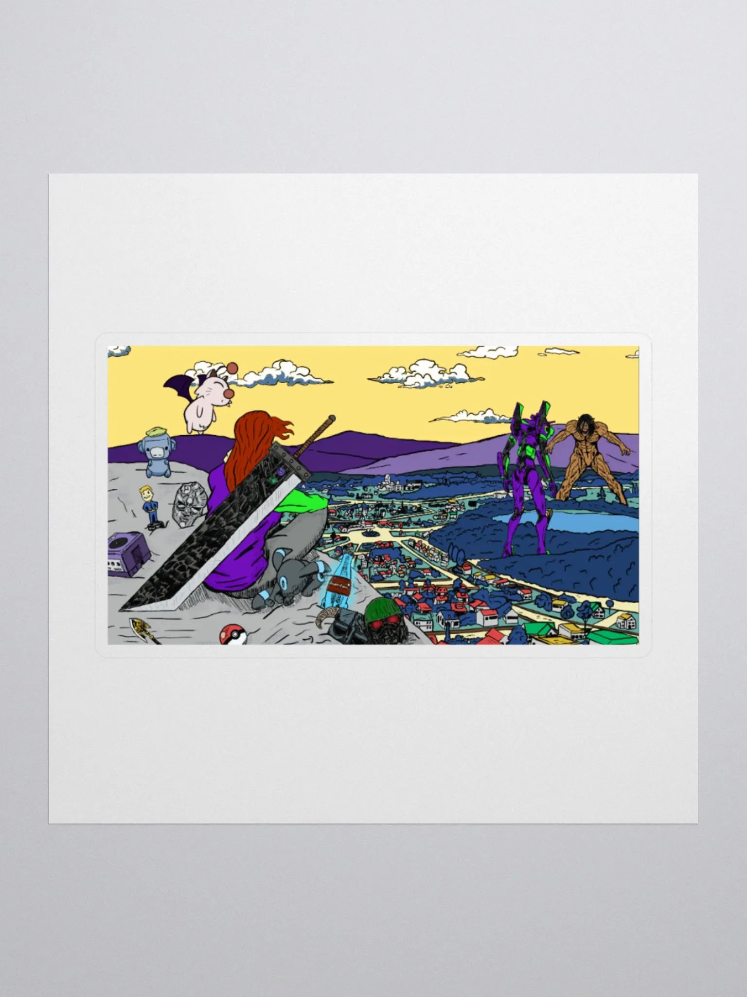 Anime Afternoon Sticker product image (2)