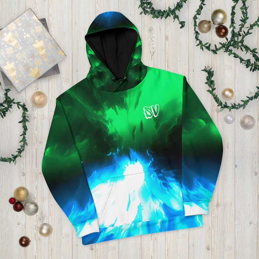 STRAIGHT VIBIN NEON COLOR FADE STYLE ZORO V RYUMA HOODIE product image (10)