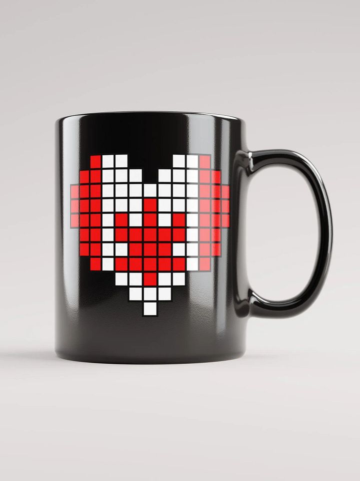 Canada Heart Black Glossy Mug product image (2)