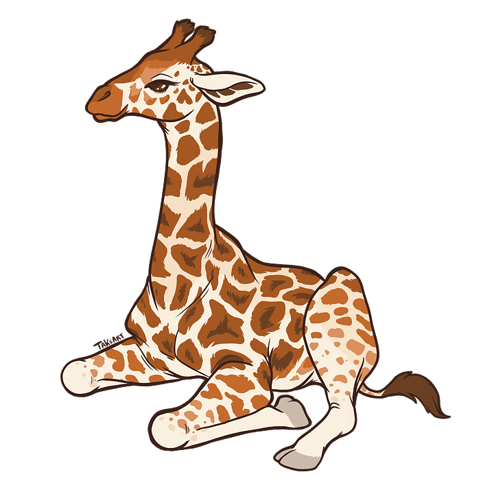 Giraffe Calf - Sticker product image (1)
