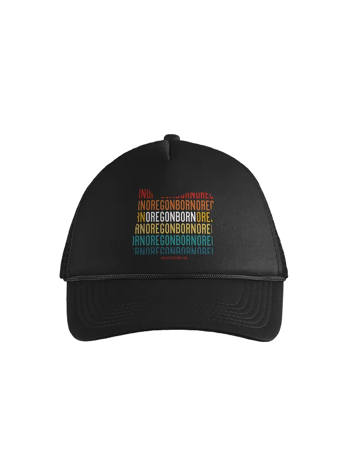 OregonBorn Vintage Sunset Foam Trucker Hat product image (1)