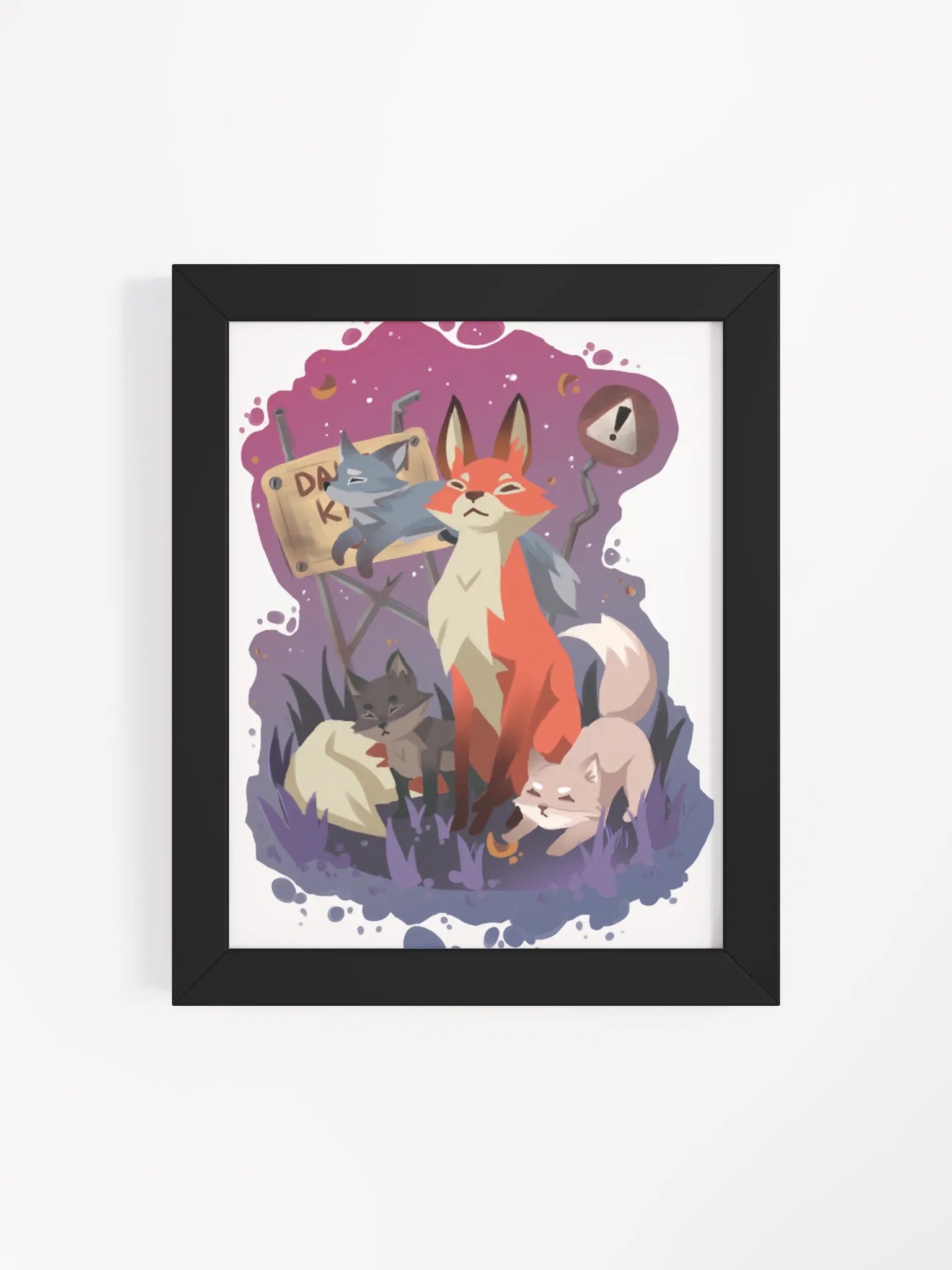 Foxfamily eingerahmtes Poster product image (28)