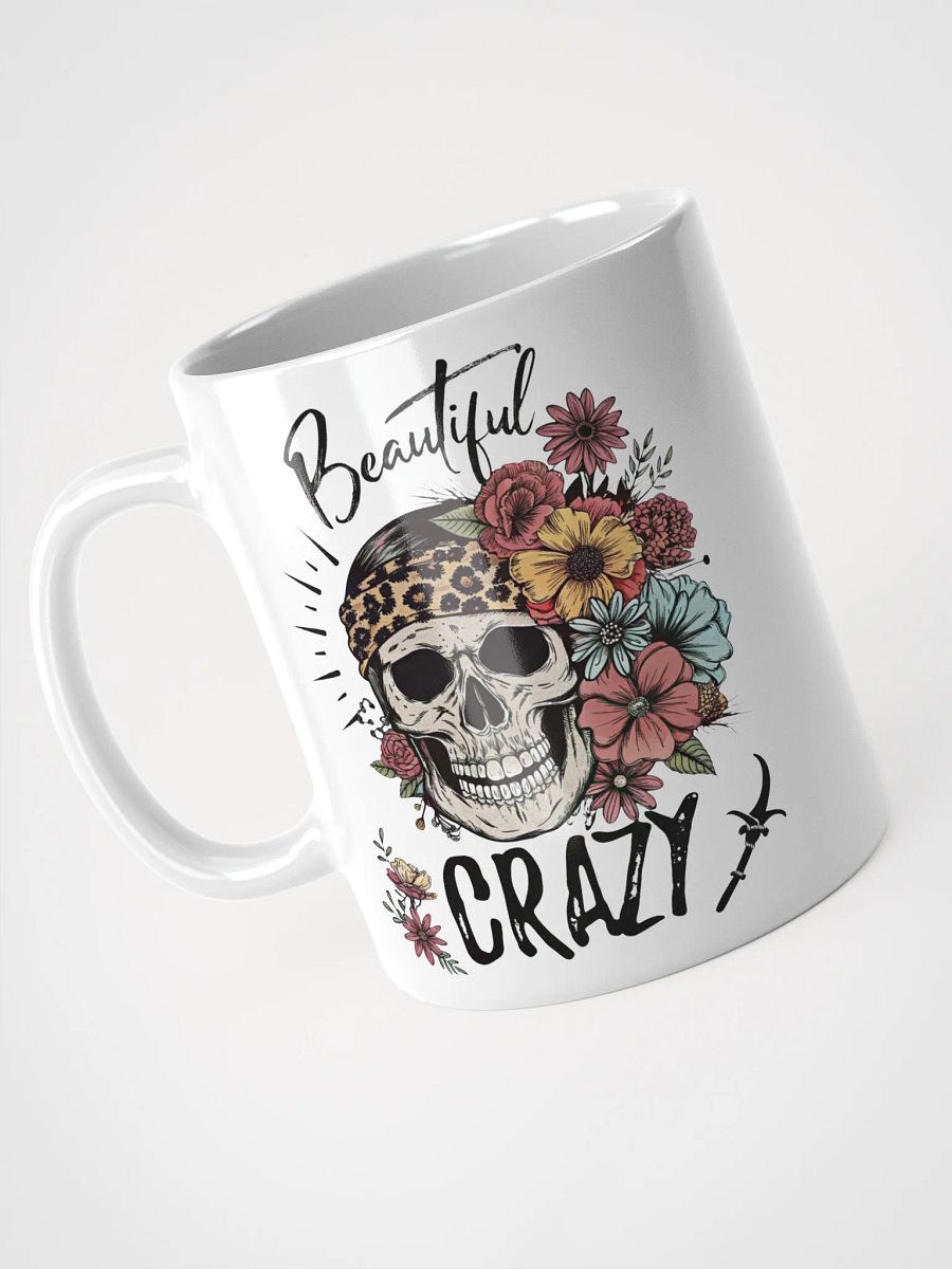 Beautiful Crazy Skull Mug product image (9)