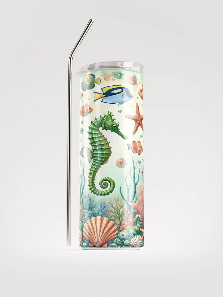 Oceanic Elegance Stainless Steel Tumbler product image (1)