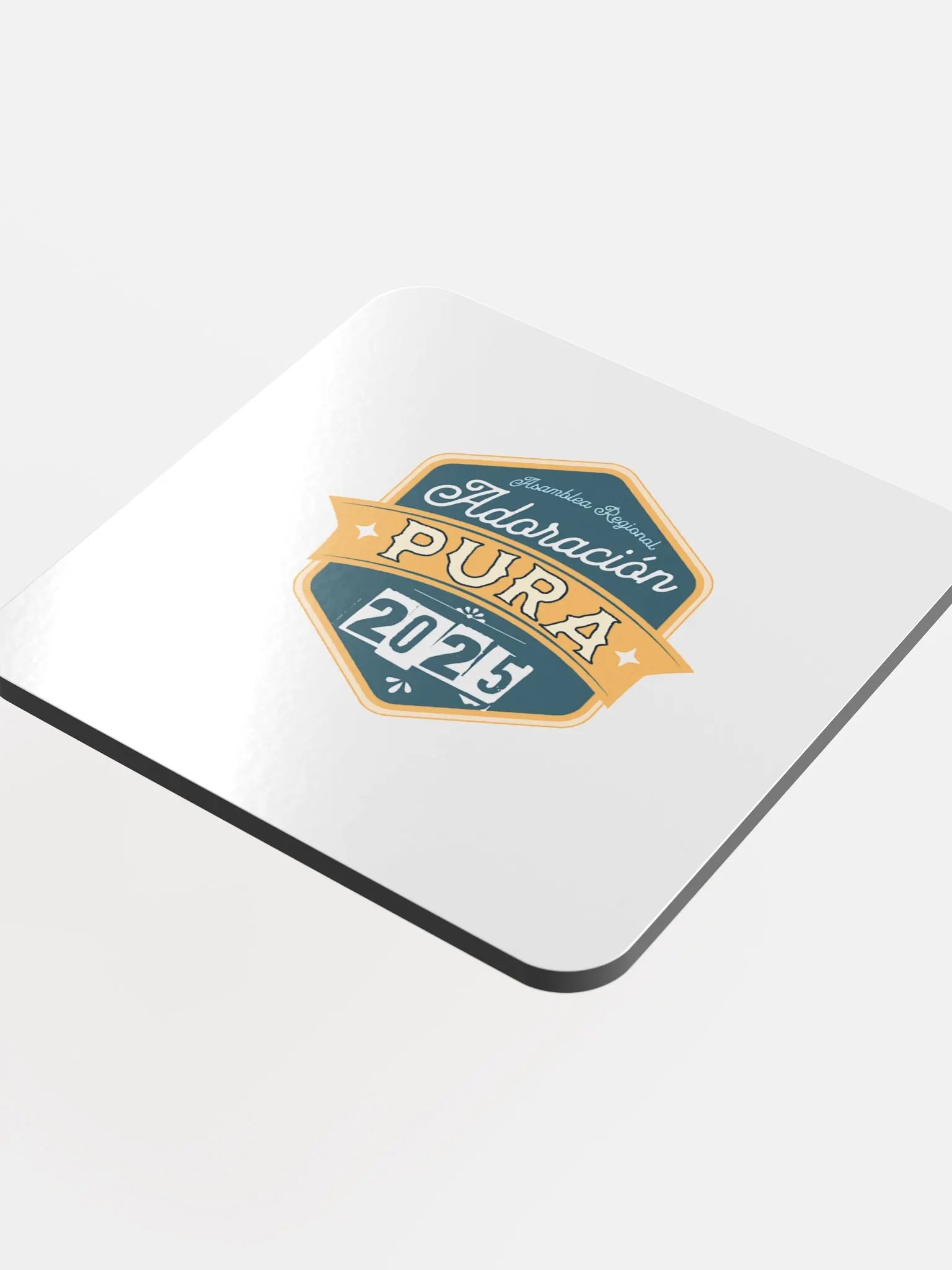 Posavasos Adoración Pura 2025 | Diseño Vintage Estilo Emblema | Asamblea Regional de los testigos de Jehová product image (4)