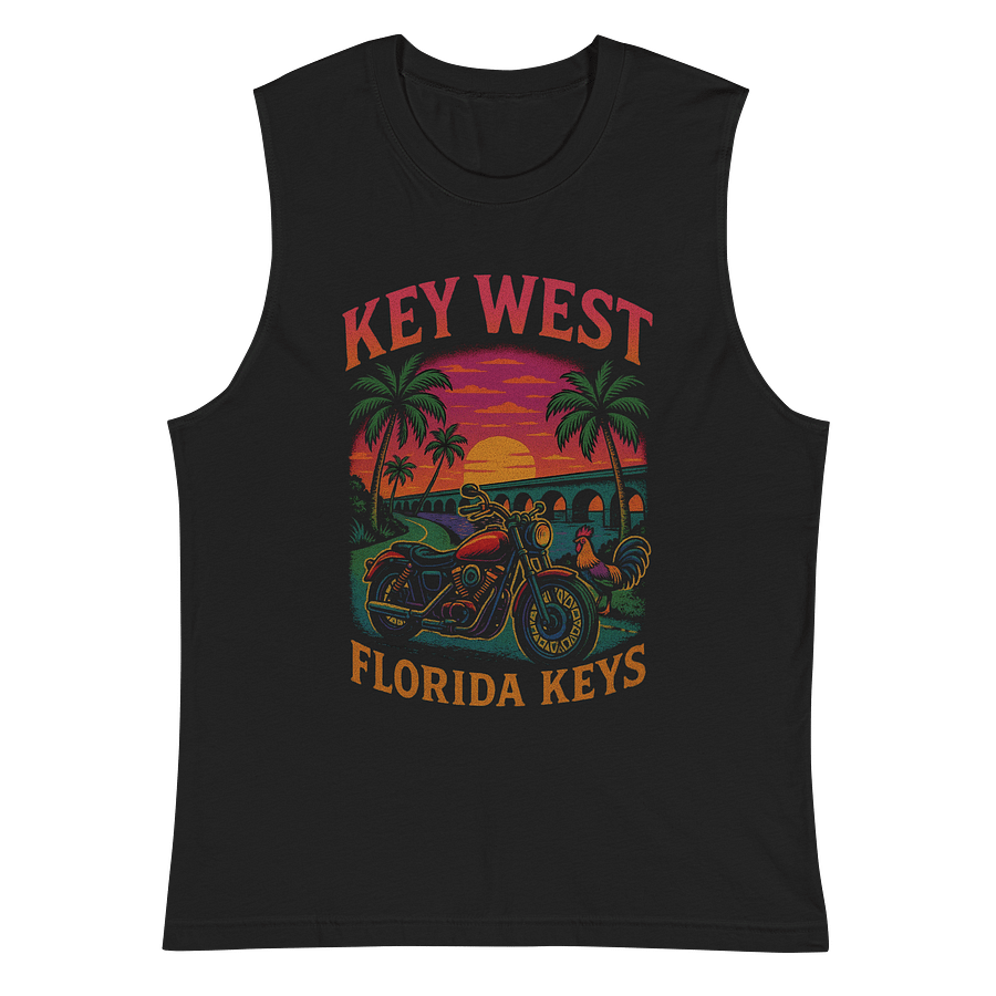 Key West Rider Rooster Men's Tank Top product image (3)