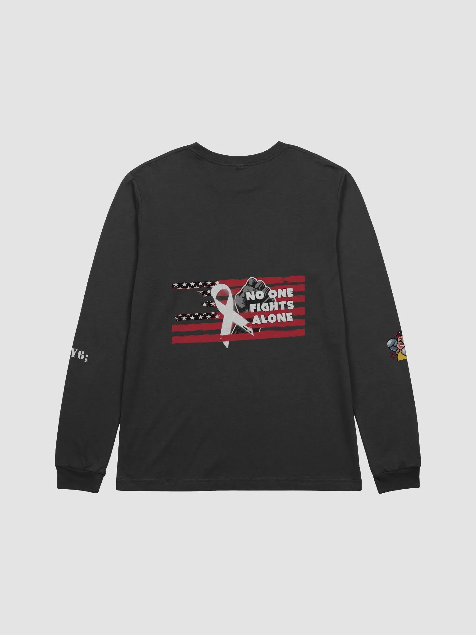 Long Sleeve - No One Fights Alone product image (2)
