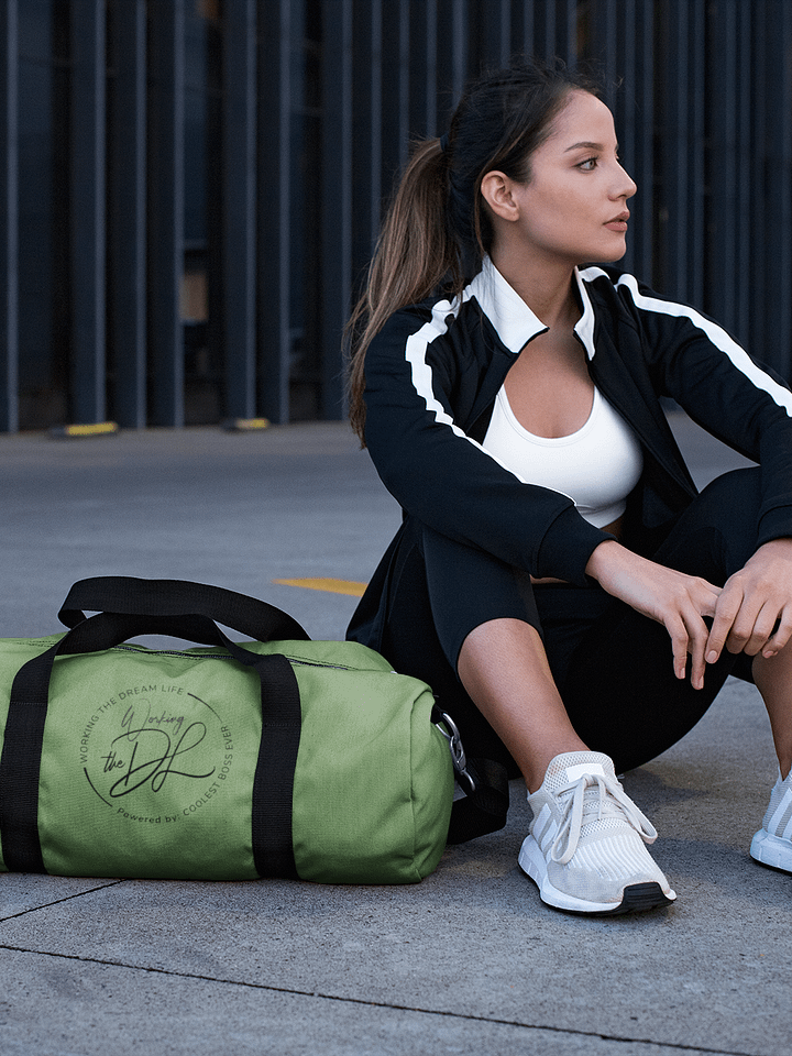 Green All-Over Print Duffle Bag – Working The Dream Life | Premium Travel & Work Lifestyle Statement product image (2)