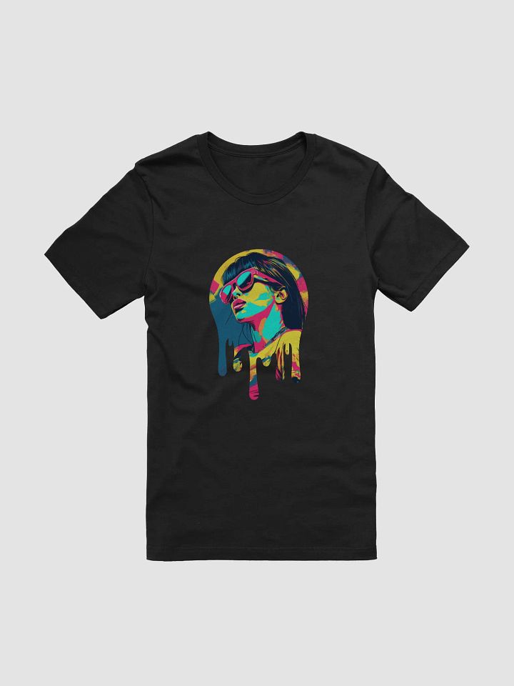 Pop Art Girl Drip T-Shirt #550 product image (1)