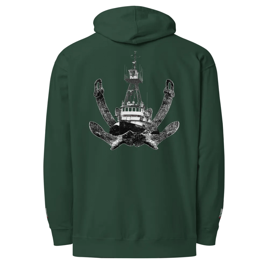 Twin Anchor & Tug CE - Twin Anchor Front & sleeves (embroidered) product image (1)