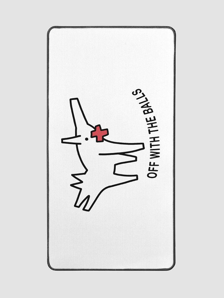 Off With The Balls Desk Mat product image (2)