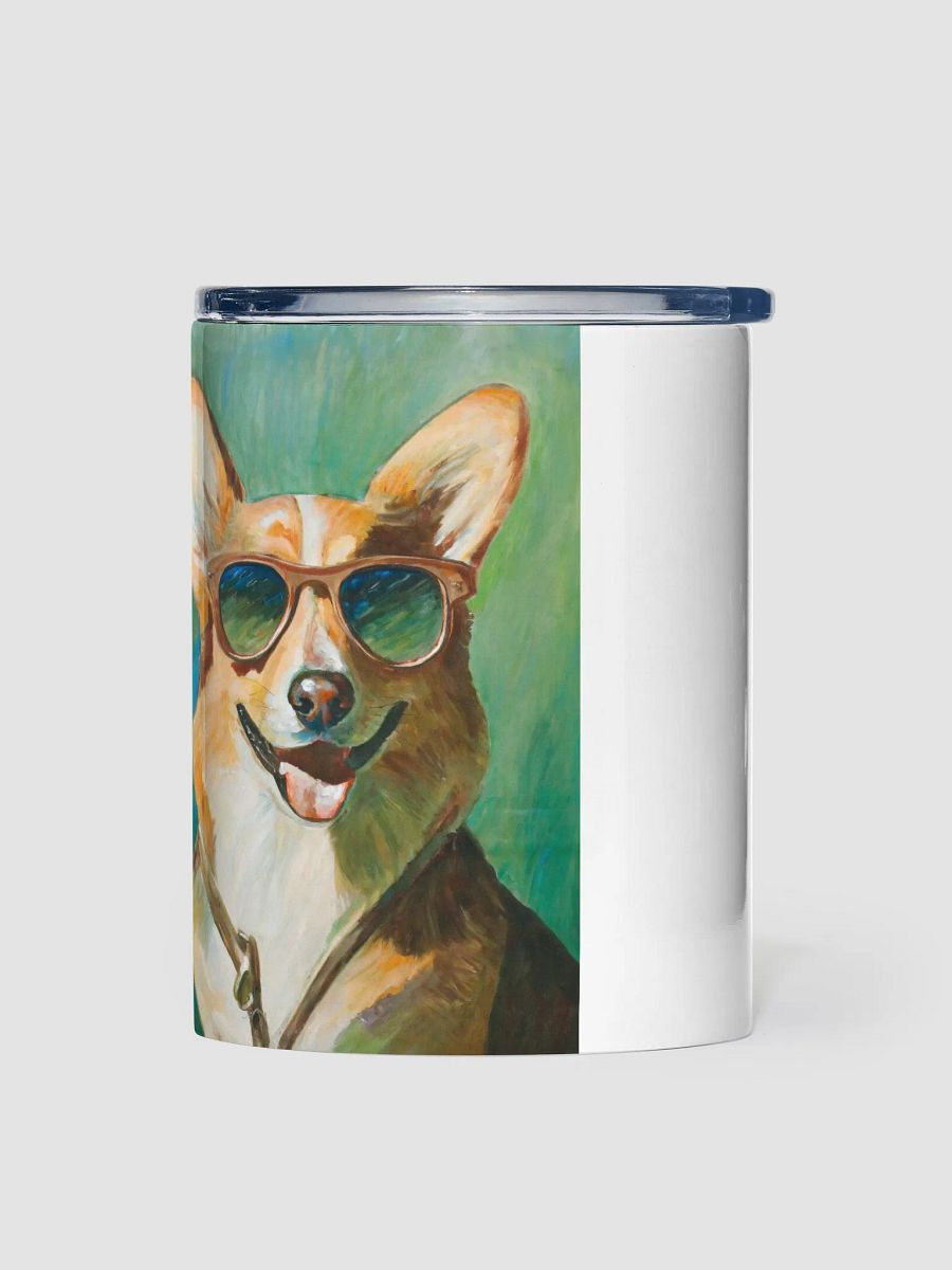 Cool Corgi Sunglasses Painting - dogPXL Artistic series Stainless Steel Tumbler product image (2)