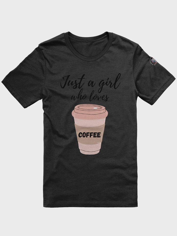 Just a Girl who Loves Coffee Bella+Canvas Supersoft T-Shirt product image (9)
