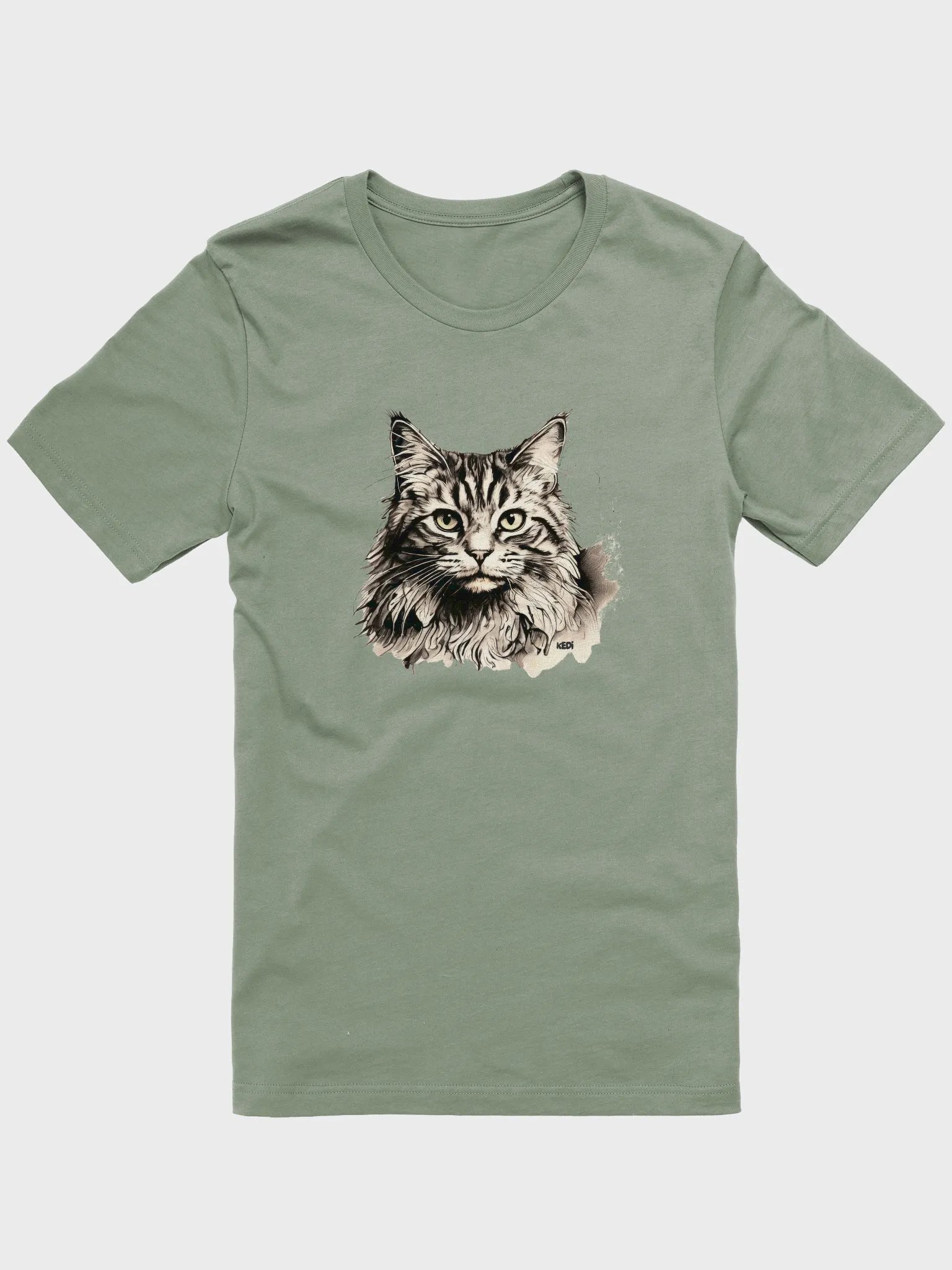 Majestic Feline Portrait T-Shirt product image (6)
