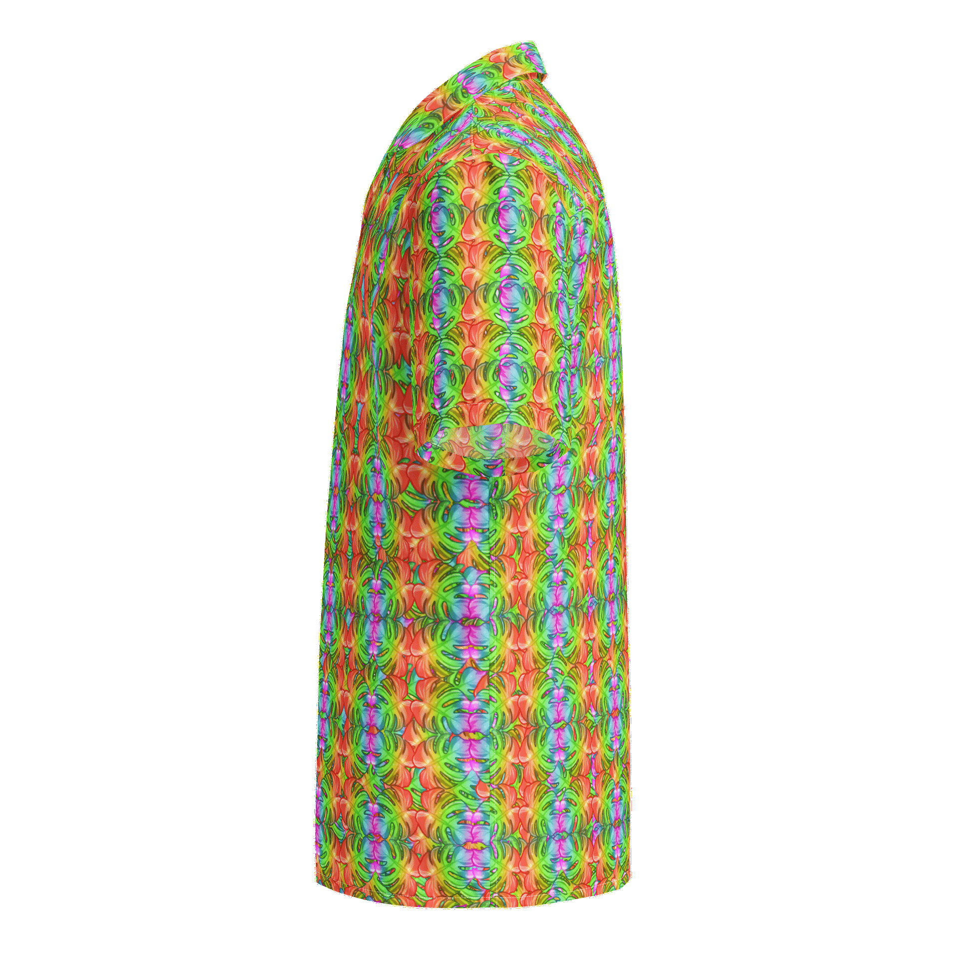 Rainbow Munch Monstera Hawaiian Shirt product image (3)