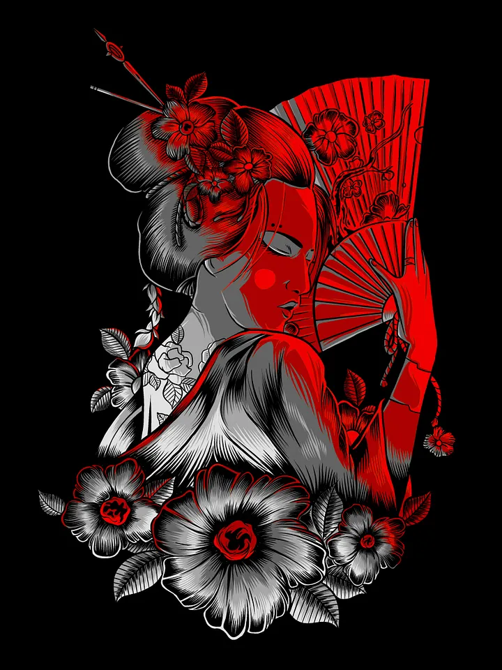 NEW - Cyber Geisha[13x16] product image (1)